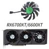 75MM T128010SU GPU Cooling Fan Replacement for RX6700XT 6600XT Graphics Cards Video Card Radiator
