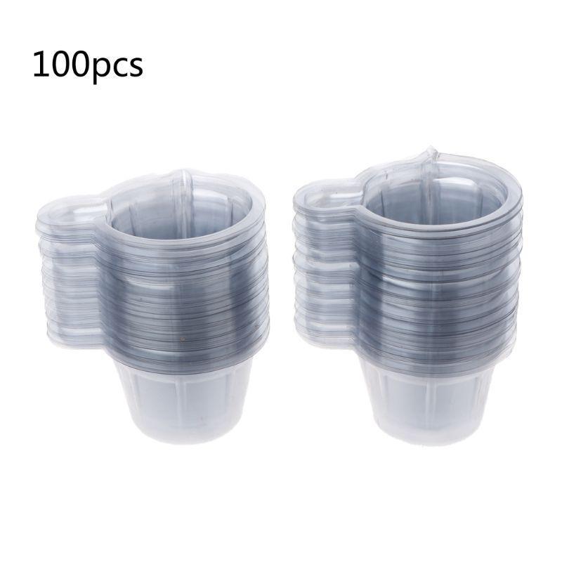 50/100Pcs 40ML Plastic Disposable Cups Dispenser Silicone Resin Mold Kit for DIY Epoxy Resin Jewelry Making Tools Accessories