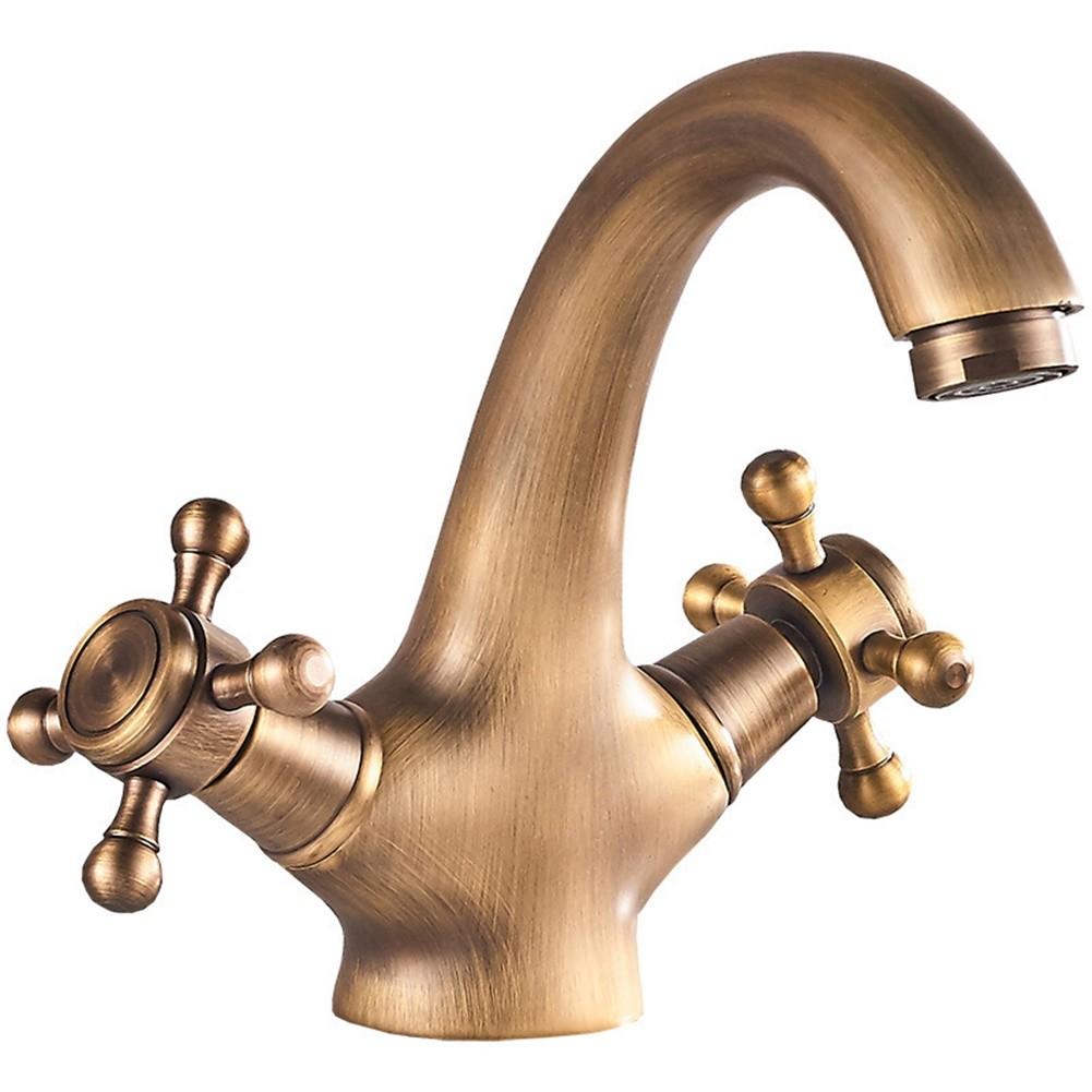Double Handle Vintage Faucet for Bathroom