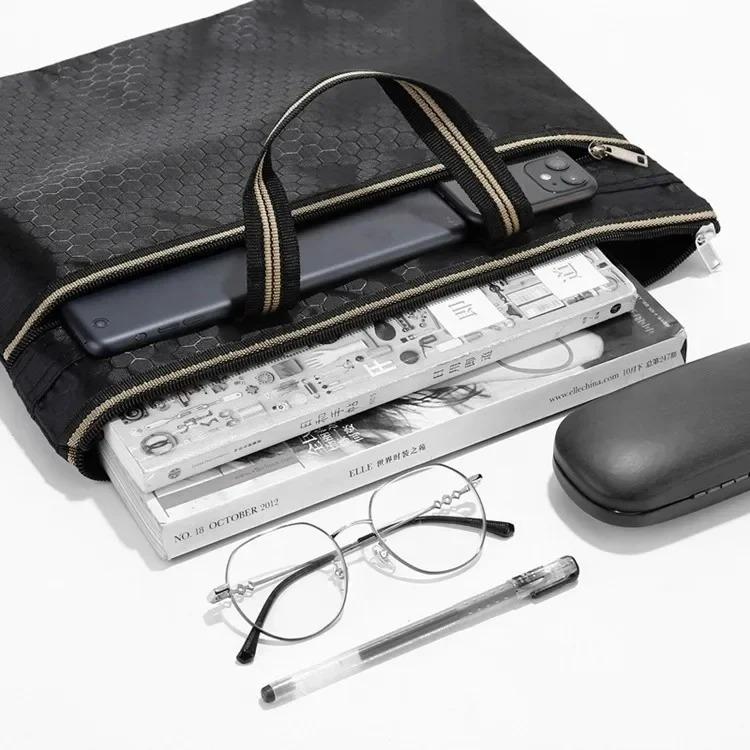 Large Capacity Briefcases Handbag Document Laptop Organize Pack Book Business  Electronic Storage Pouch Supplies Accessories