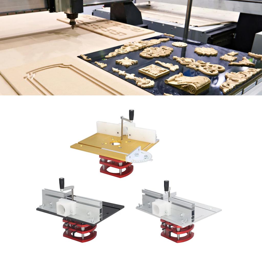 Router with Top Plate Router Lifting Base Woodworking Slotting Trimming Chamfering Table Top Woodworking Router