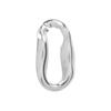 100% Stainless Steel Heart Charms For Jewelry Making Bracelets Earrings Accessories 6pcs/Lot Silver Color Irregular Pendant Bulk