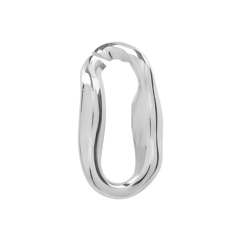 100% Stainless Steel Heart Charms For Jewelry Making Bracelets Earrings Accessories 6pcs/Lot Silver Color Irregular Pendant Bulk