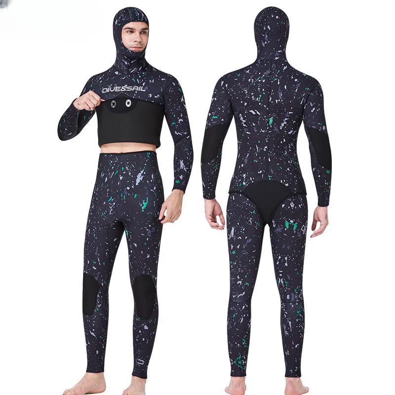 Puan Outdoor Free Diving Camouflage Wetsuit