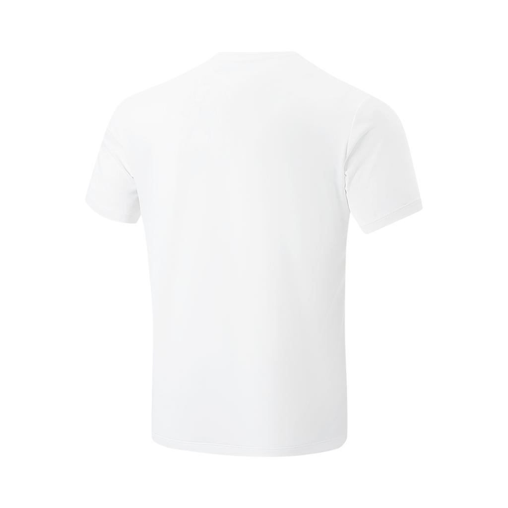 Li-Ning Comfortable Versatile Breathable Short Sleeve T-Shirt Men Tops Off-White ATSU023-6