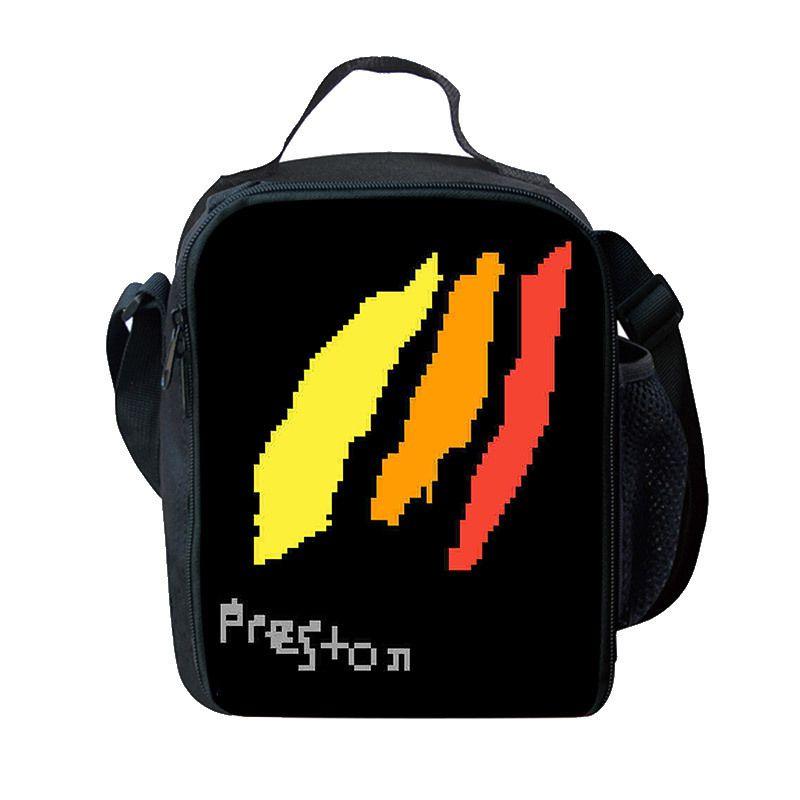 Preston Large Capacity Portable Aluminum Foil Insulation Bag For School Lunch Keep Your Food Cool Or Warm All Day