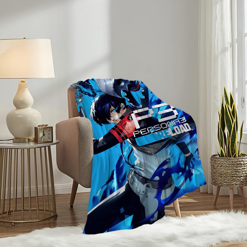 Spel Koel Deken Pluche Slaapbank Kleed voor Woon P-Persona 3 Reload Kamer Warm Kantoor Slaapkamer Verjaardag Huis Reizen Kinder Cadeaus