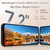 Cubot Note 60 Smartphone - 7.2 Inch 120Hz Display, 7000mAh, 16GB+128GB  Android 15,  48MP Camera, 4G Dual SIM/Face ID/NFC/GPS/Dual Speakers