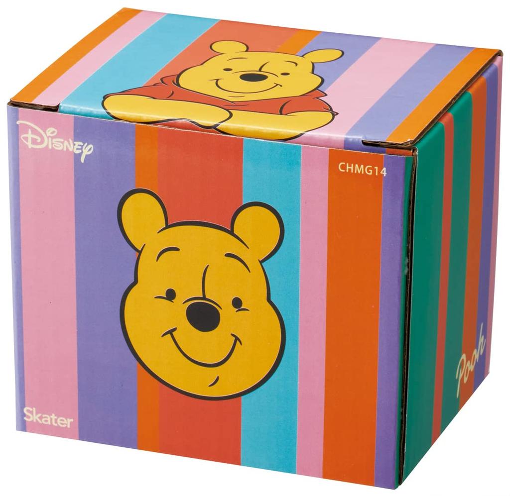 Skater Ceramic Mug, 200ml, Disney Retro Winnie the Pooh, CHMG14-A