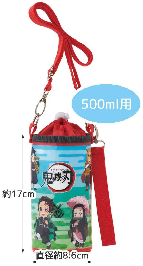 Skater Enamel PET Bottle Case for 500ml Demon Slayer: Kimetsu No Yaiba Mission Pilgrimage PVPC6-A