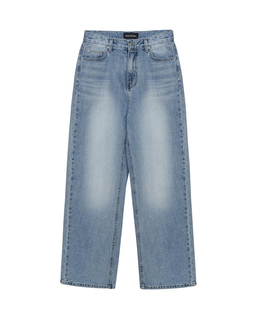 Nigaennikol Minimal Washing Wide Denim_Blue