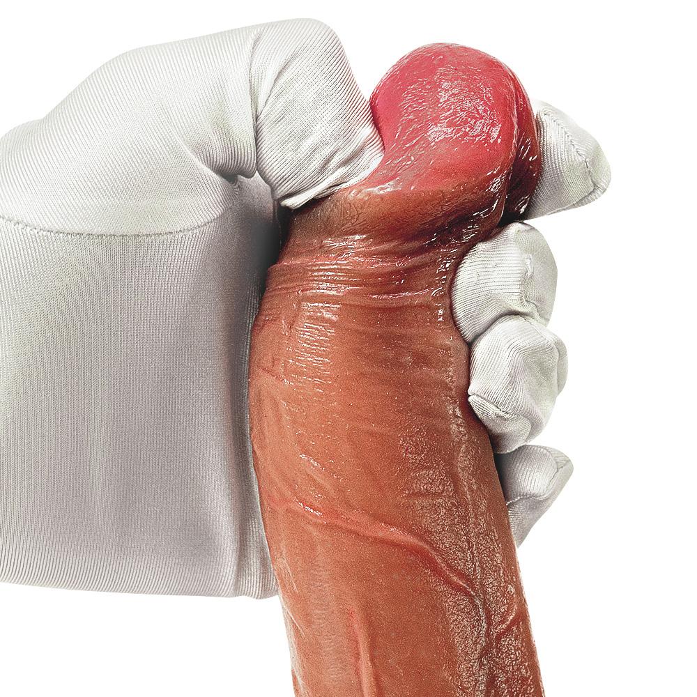 Super Double Liquid Silicone Artificial Penis Dildo Hand Stick Female Masturbator Adult Sex Toys