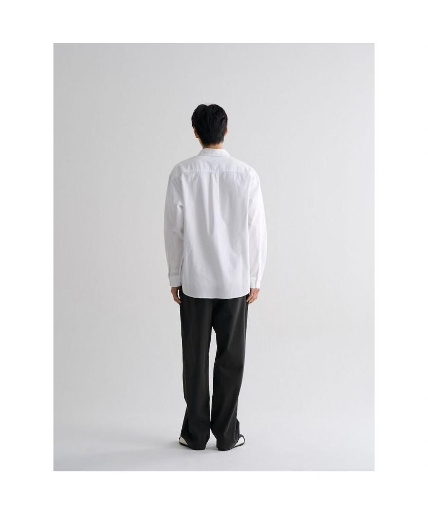 8SECONDS Cotton Rayon Semi-Wide Fit Elastic Waist Pants Navy