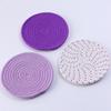 1/3pcs Handmade Braided Drink Coaster Woven Placemats Heat-Resistant Mat
