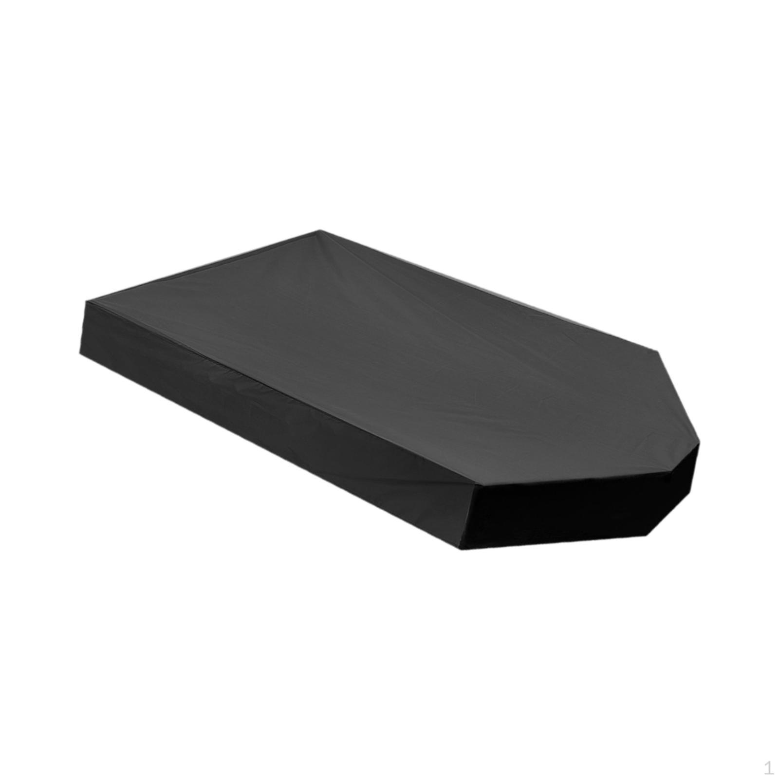 

Folding Sandpit Cover in Boat Shape for Kids Outdoor Fun зелений