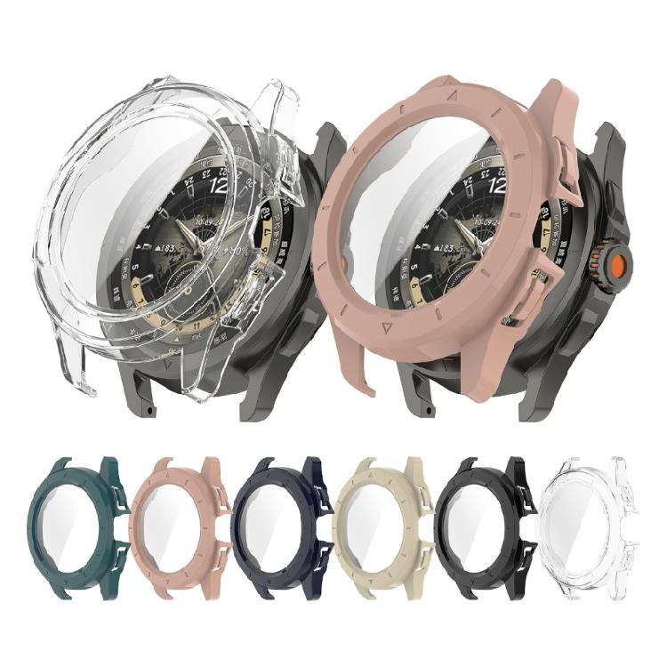 Protetor de Tela Integrado Capa para Relógio Esportivo Resistente a Arranhões Choque Smartwatch Cobertura Total Bumper Shell