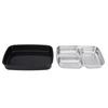 3 Compartment Insulated Lunch Box 304 Stainless Steel Food Storage Container  For Picnics