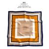Color-blocked Silk Scarf Small Square Scarf for Women, Spring, Autumn, and Summer, Thin Genuine Silk Mulberry Silk Fashionable Decorative Neck Scarves