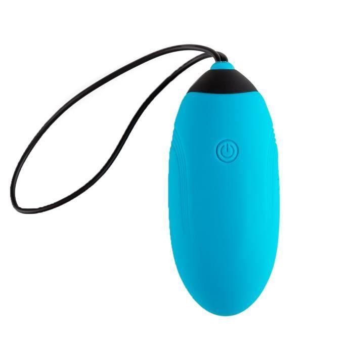 Masturbateur pour hommes - Virgite - G5 - Télécommande rechargeable - Vibration puissante - Bleu