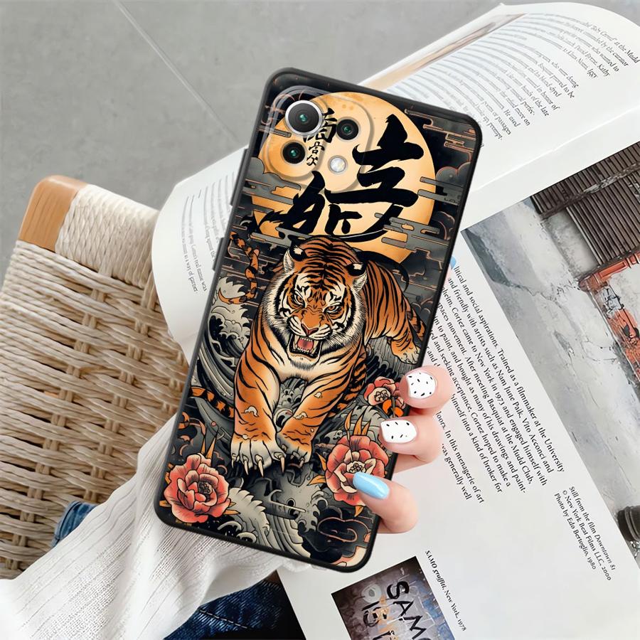 Funda Phone Cover Case for Xiaomi Mi 14 11 12X 10T 13 Lite 12T Pro 12 15 Pro 11T Cool Tiger