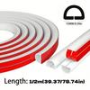 1pc 39.37/78.74in Self-Adhesive Floor Wire Protector - Anti-Kick Flexible Cable Cover , Office & Home Cord Management Solution
