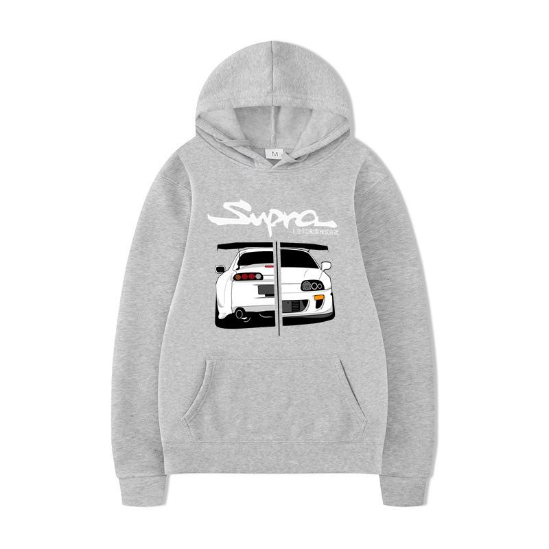 New Men's Daily Sweater, Header D Racing Autumn Sweater with Hat