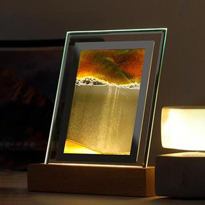 Malabend Kleine Tischlampe Flüssige Bewegende Kunst für Schlafzimmer Nachttisch Entspannende Spielzeuge