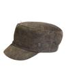Autumn and Winter New Corduroy Hong Kong Style Flat Top Cap Versatile Temperament Wide Brim Atmospheric Flat Top Hat Fashionable Hat