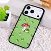 Kawaii Frosch Pilz Handyhülle für iPhone 17 Air 16 15 11 12 14 13 Pro Max Stoßfeste Hülle