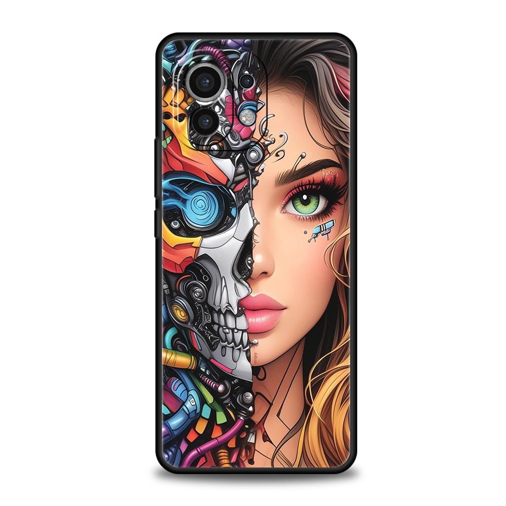 Hot Girls Phone Case Cover for Xiaomi Mi 17 15 14 13 12 11 Ultra 15T 14T 13T 12T 11T Pro Lite 5G Soft TPU Shell Fundas Capas Bag