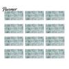 Decorative Mosaic Wall Panels Self-Adhesive PVC Tile Stickers, Waterproof Pattern Decals for Kitchen Bathroom Decal Rental Home Decor, Removable