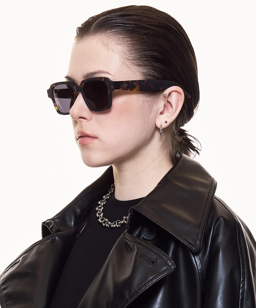 Maeteupeojeu Cy-134 Acetate Sunglass Leopard