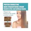 Protein Straightening Cream for Smoothing Frizz Split Repair Damaged Hair Without Straightening Care Cream