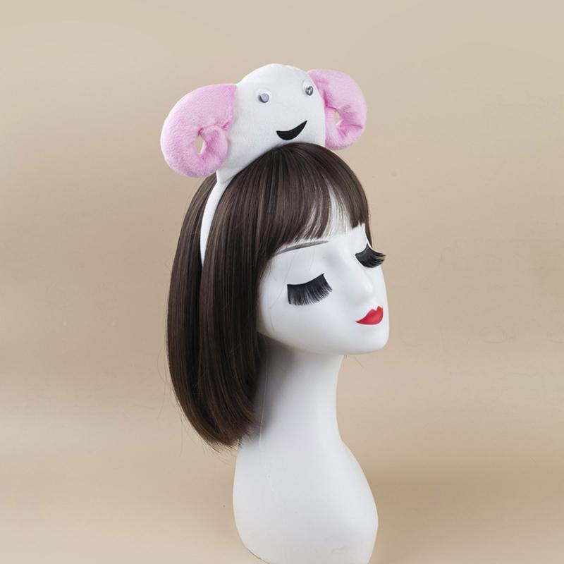 Sheep Costume Set Sheep Ear Headbands Tail Bows Tutus Skirt Animal Cosplay Costume for Halloween Christmas Party