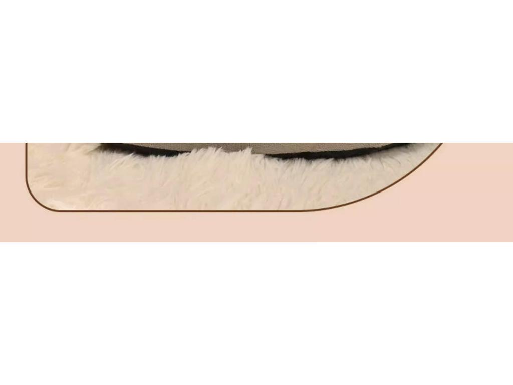 Cozy Winter Slipper-Style Cat & Small Dog Bed - Warm, Thick, Semi-Enclosed Design for Cold-Proof Comfort