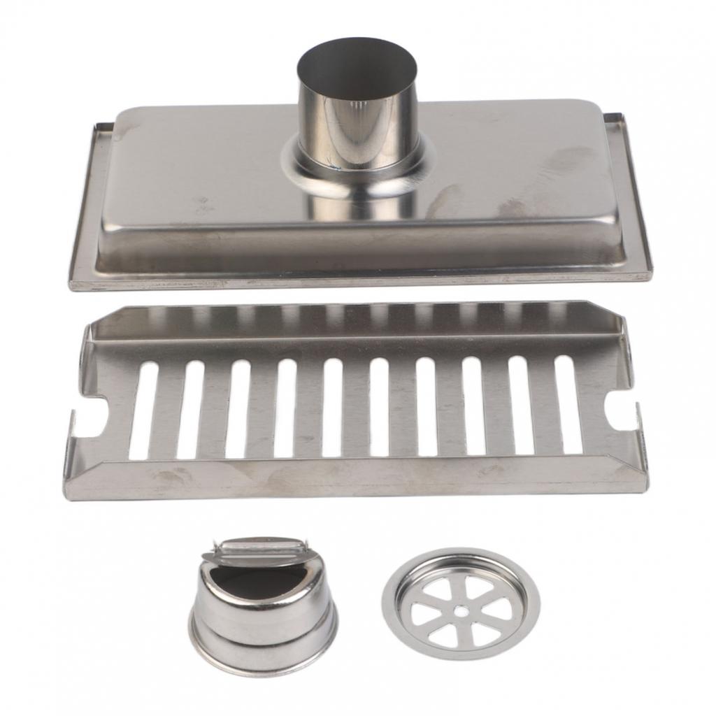 Bathroom Floor Drain Rectangular Drain Rust Resistant Construction