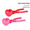 Outdoor Heart Snowflake Duck Shape Clip Tongs Multistyles Sand Snow Ball Mold Toys  for Kids Adult