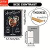 Vintage Cocktail Recipe Metal Wall Sign, Rustic Bar Poster for Home Garage