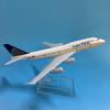1/400 Scale 16cm United Boeing B747 Airplane Model Airplane Diecast Metal Planes