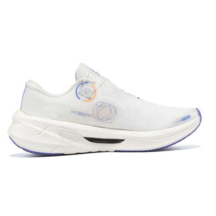 Lining Lijun 7 Pro V2 Lightweight Cushioning Low-Top Running Shoes Men Sneakers White Blue Orange ARZT009-1