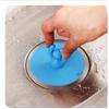 1Pc Silicone Lovely Character Mold Floor Drain Hair Stopper Hand Sink Plug Bath Catcher Sink Strain