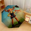 Pippi Pończoszanka Wiatroodporny Automatyczny 8 Żeberek Składany Parasol Przenośny Zewnętrzny Parasol
