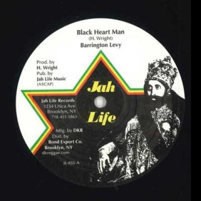 12inch Record BARRINGTON LEVY / SISTER TERRIE NAI - Black Heart Man / Left With A Broke JL055 Jah Life/Bond E 1979 US Reggae, Ska & Dub