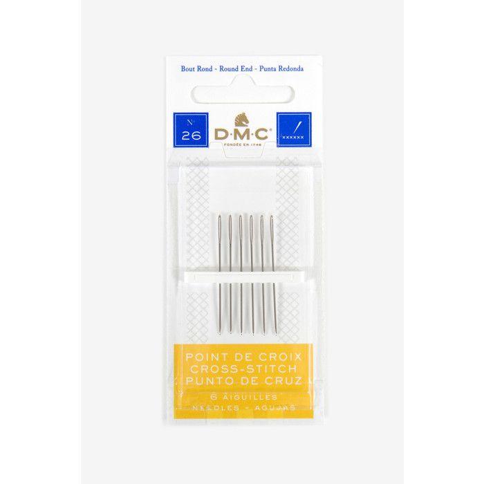 Aiguilles Point de Croix Taille 26 - 6 pièces