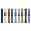 For Samsung Galaxy Watch7 44mm/40mm Watch Band 20mm Magnetic X-Buckle Litchi Texture Leather Strap