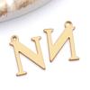 Stainless Steel Alphabet Pendant Jewelry Accessories for DIY Necklaces, Bracelets & Earrings