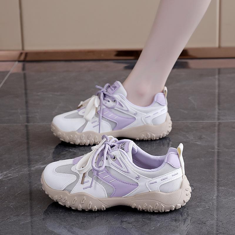 Retro platform German training shoes women's 2025 new summer mesh breathable versatile casual Forrest Gump sports shoes K06