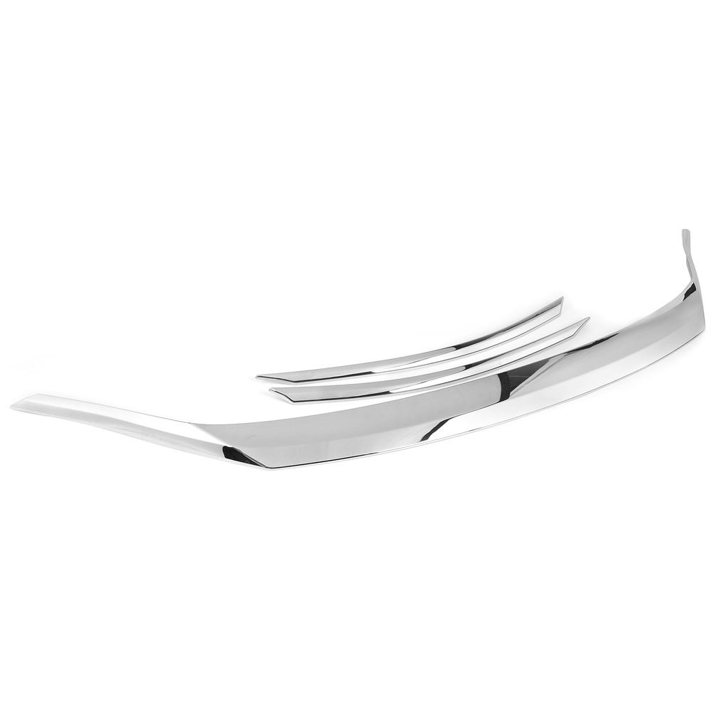 3Pcs Front Hood Trim Electroplate Grill Bonnet Strip Cover Fit for Harrier Venza XU80 2020 2021