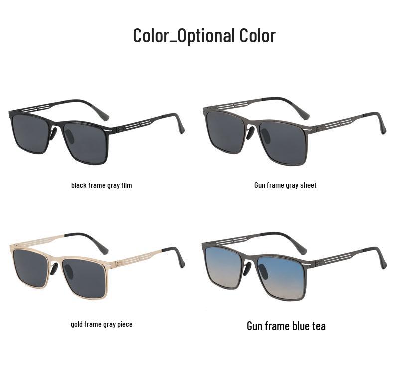 Trendy HD Polarized Sunglasses: Korean Fashion for Driving, Cycling, Fishing - Super Elastic & Stylish for Men