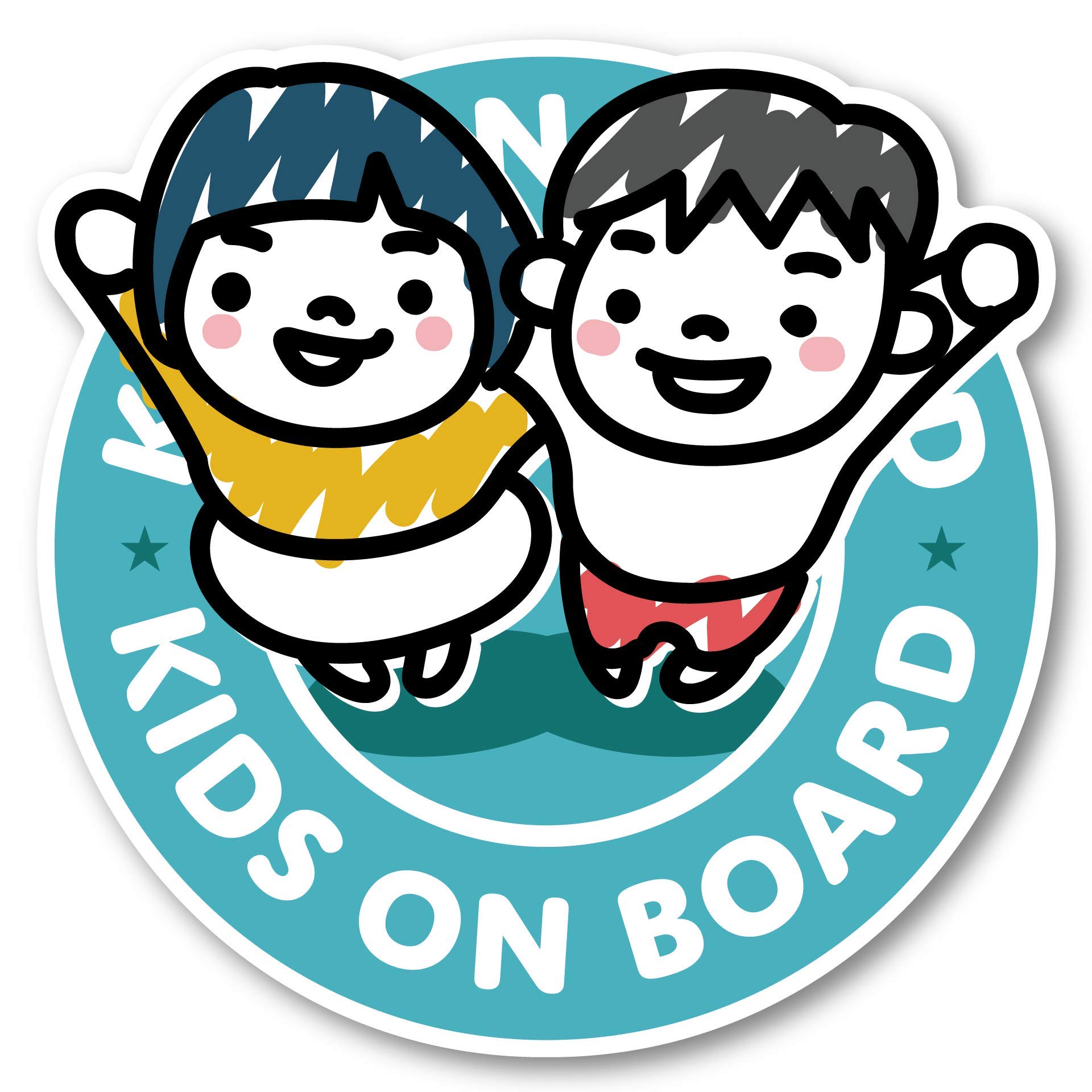 Isaac Trading Kids on Board Children on Board Sticker 2